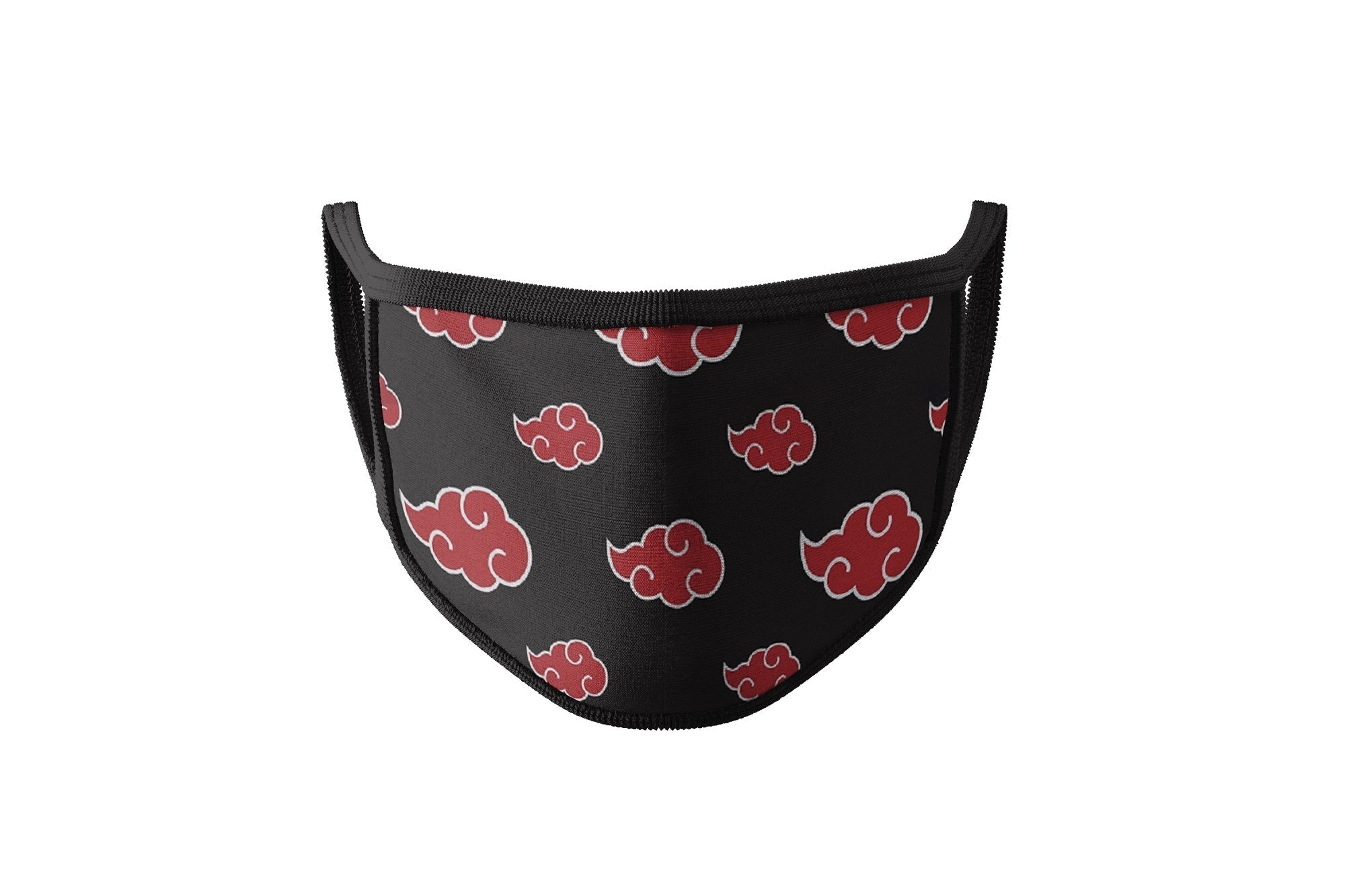 Naruto Shippuden Akatsuki Clouds Face Mask Cotton Double Layer Reusable Washable Mask - Fundom