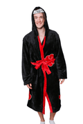 Naruto Shippuden Akatsuki Costume Bath Robe Fleece Anime Bathrobe - Fundom