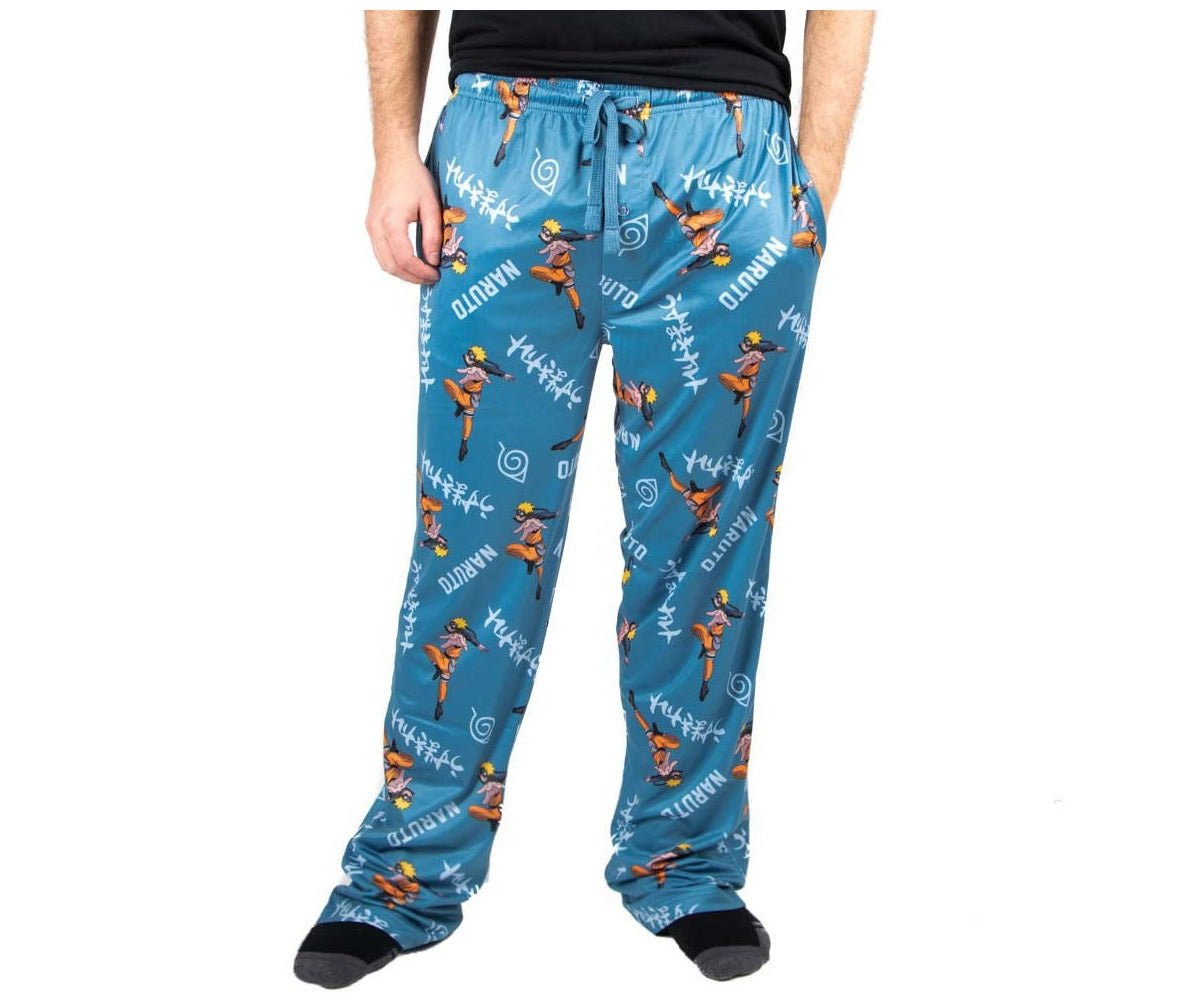 Naruto Shippuden All Over Anime Adult Unisex Pajama Sleep Pants - Fundom