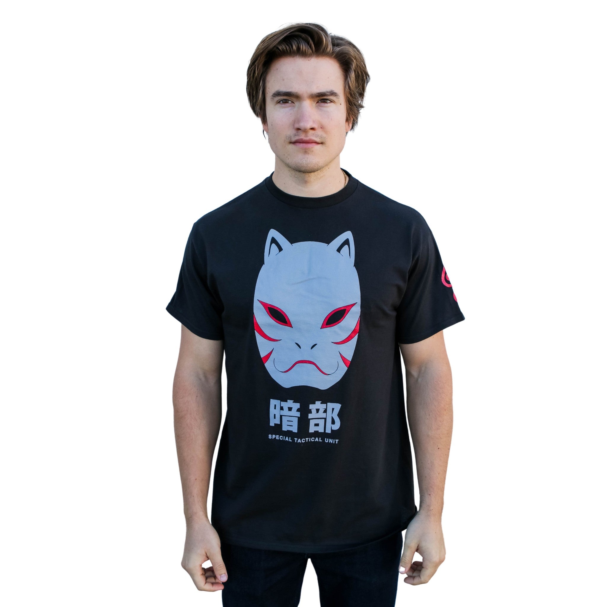 Naruto Shippuden Anbu Black Ops Mask Anime T Shirt - Fundom
