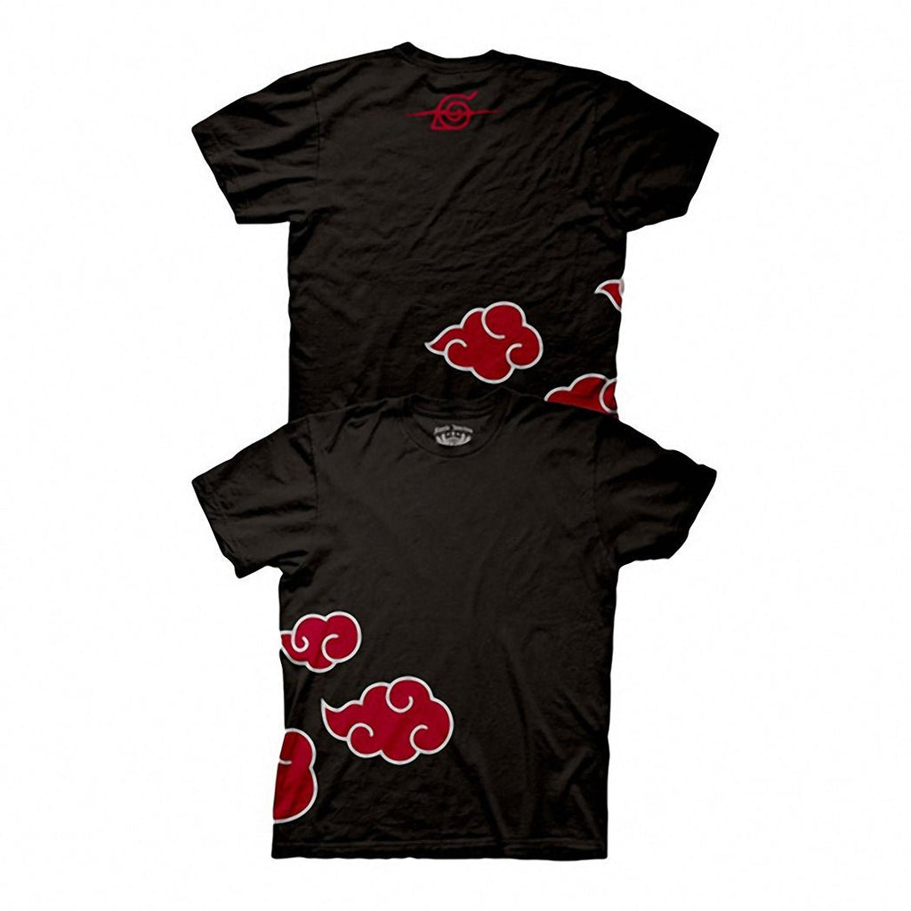 Naruto Shippuden Anti Leaf Clouds Akatsuki Anime Adult T-Shirt - Fundom
