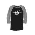 Naruto Shippuden Anti Leaf Symbol Adult Baseball Raglan Shirt - Fundom