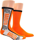 Naruto Shippuden Hidden Leaf Symbol Anime Athletic Crew Socks - Fundom