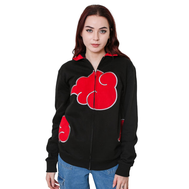Naruto Shippuden Itachi Akatsuki Hidden Leaf Symbol Cosplay Hoodie With Headband - Fundom