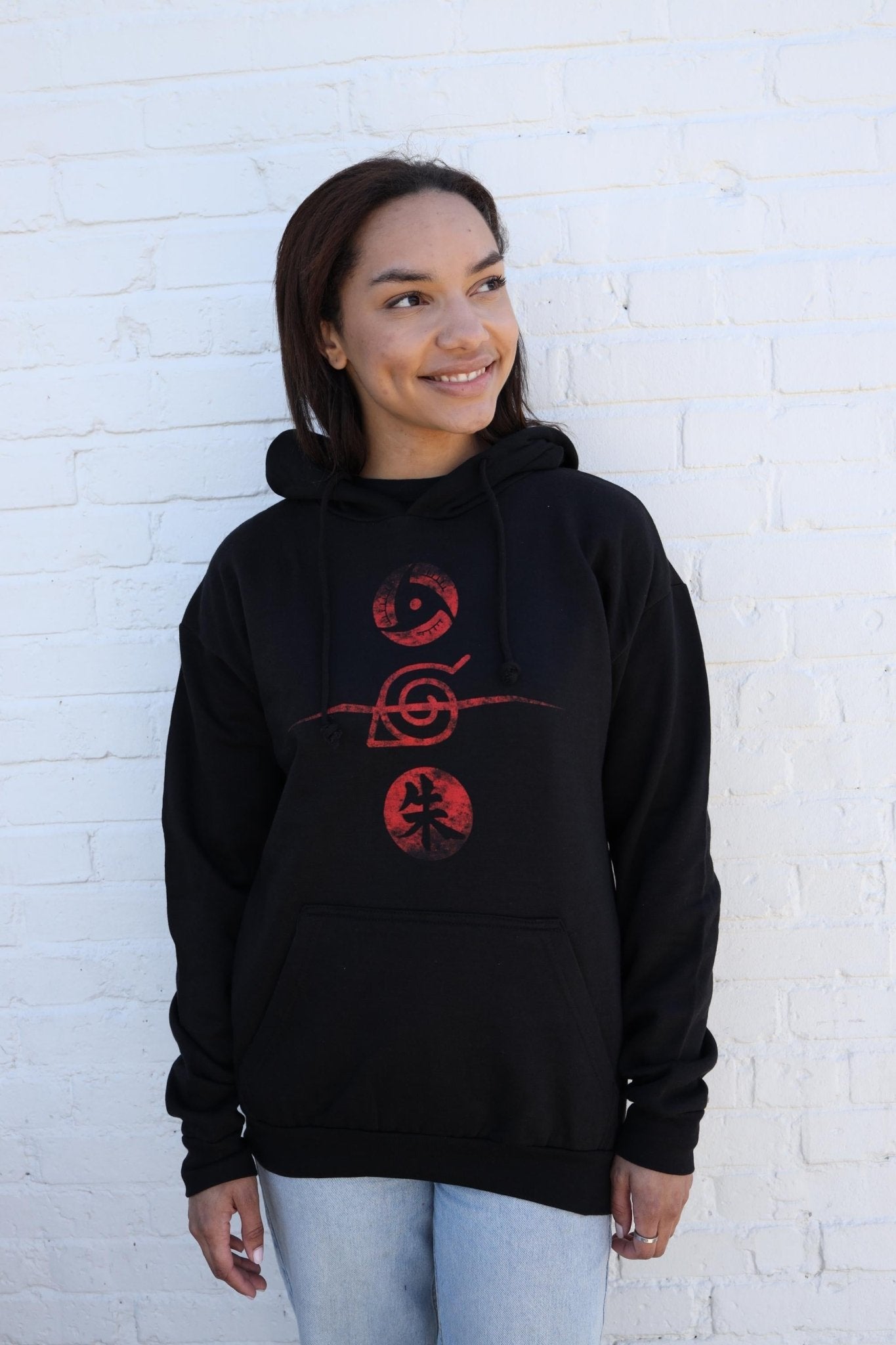 Naruto Shippuden Itachi Uchiha Mangekyo Sharingan Licensed Adult Hoodie - Fundom