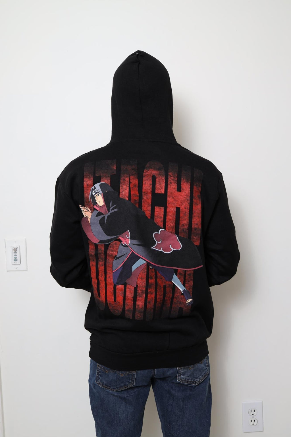 Naruto Shippuden Itachi Uchiha Mangekyo Sharingan Licensed Adult Hoodie - Fundom