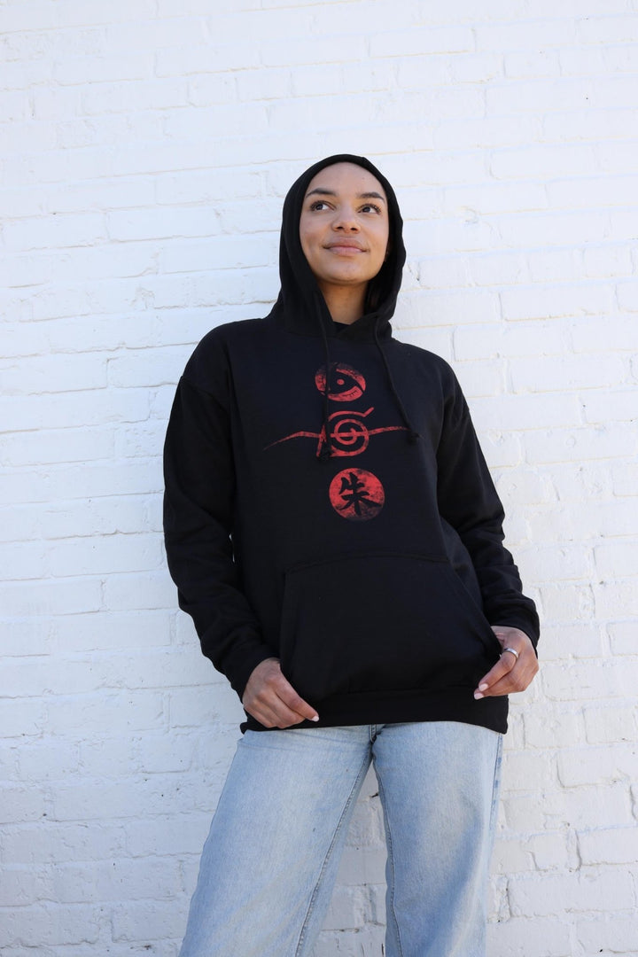 Naruto Shippuden Itachi Uchiha Mangekyo Sharingan Licensed Adult Hoodie - Fundom