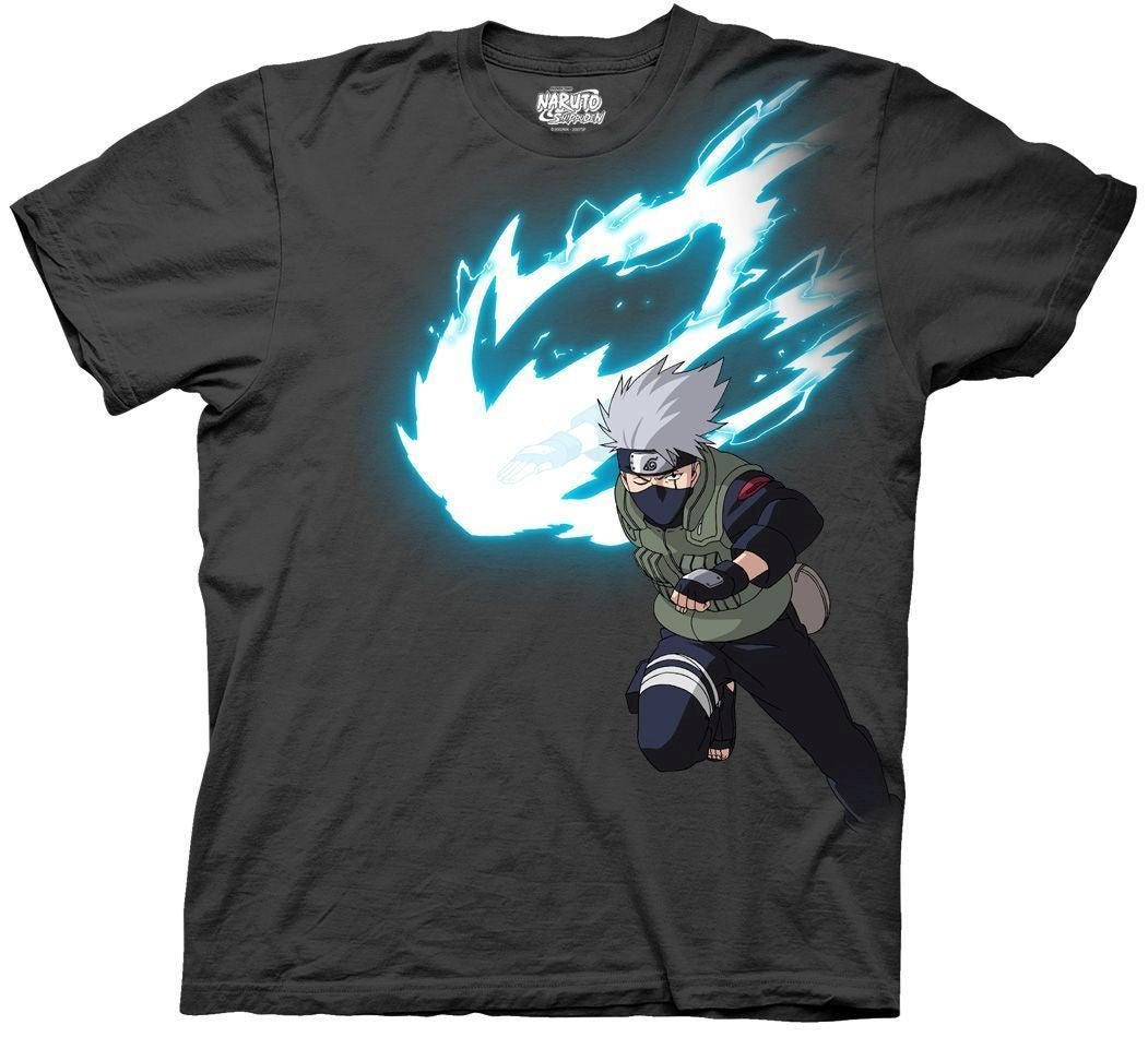 Naruto Shippuden Kakashi Hatake White Fang Adult T Shirt - Fundom