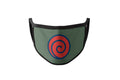 Naruto Shippuden Kakashi Uzamaki Symbol Face Mask Cotton Double Layer Reusable Washable Mask - Fundom