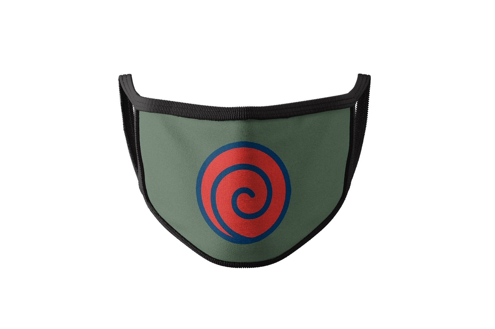 Naruto Shippuden Kakashi Uzamaki Symbol Face Mask Cotton Double Layer Reusable Washable Mask - Fundom