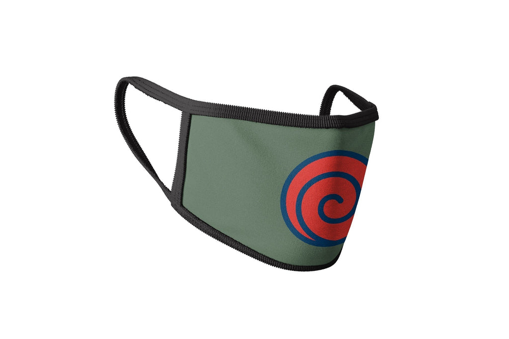 Naruto Shippuden Kakashi Uzamaki Symbol Face Mask Cotton Double Layer Reusable Washable Mask - Fundom