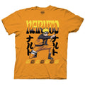 Naruto Shippuden Kneeling Naruto With Kunai Adult T-Shirt - Fundom