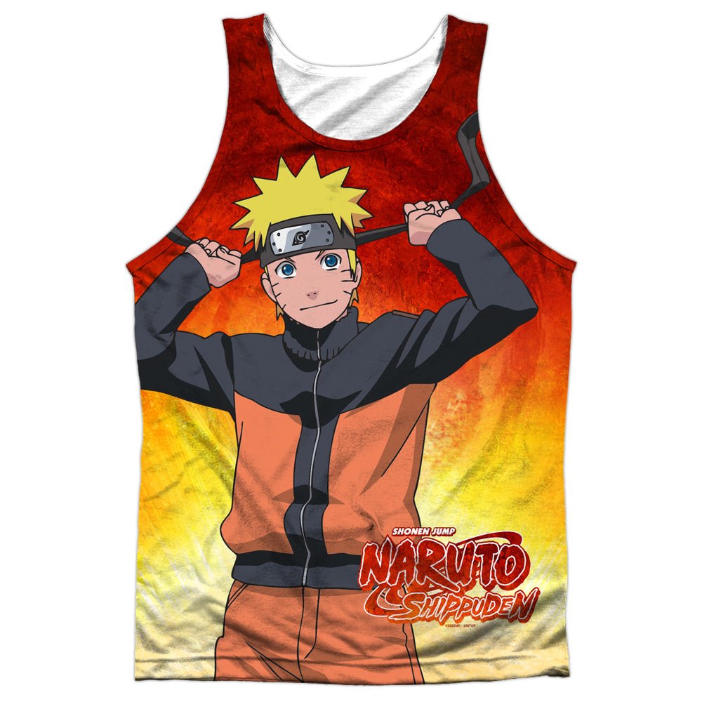 Naruto Shippuden Leaf Village Headband Sublimation Adult Tank Top - Fundom
