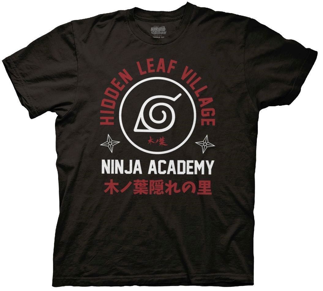 Naruto Shippuden - Ninja Academy Adult T Shirt - Fundom