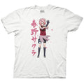 Naruto Shippuden Sakura Cherry Blossoms Anime Adult T-Shirt - Fundom
