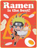 Naruto Shippuden SD Naruto with Ramen Throw Blanket Great Eastern Entertainment - Fundom