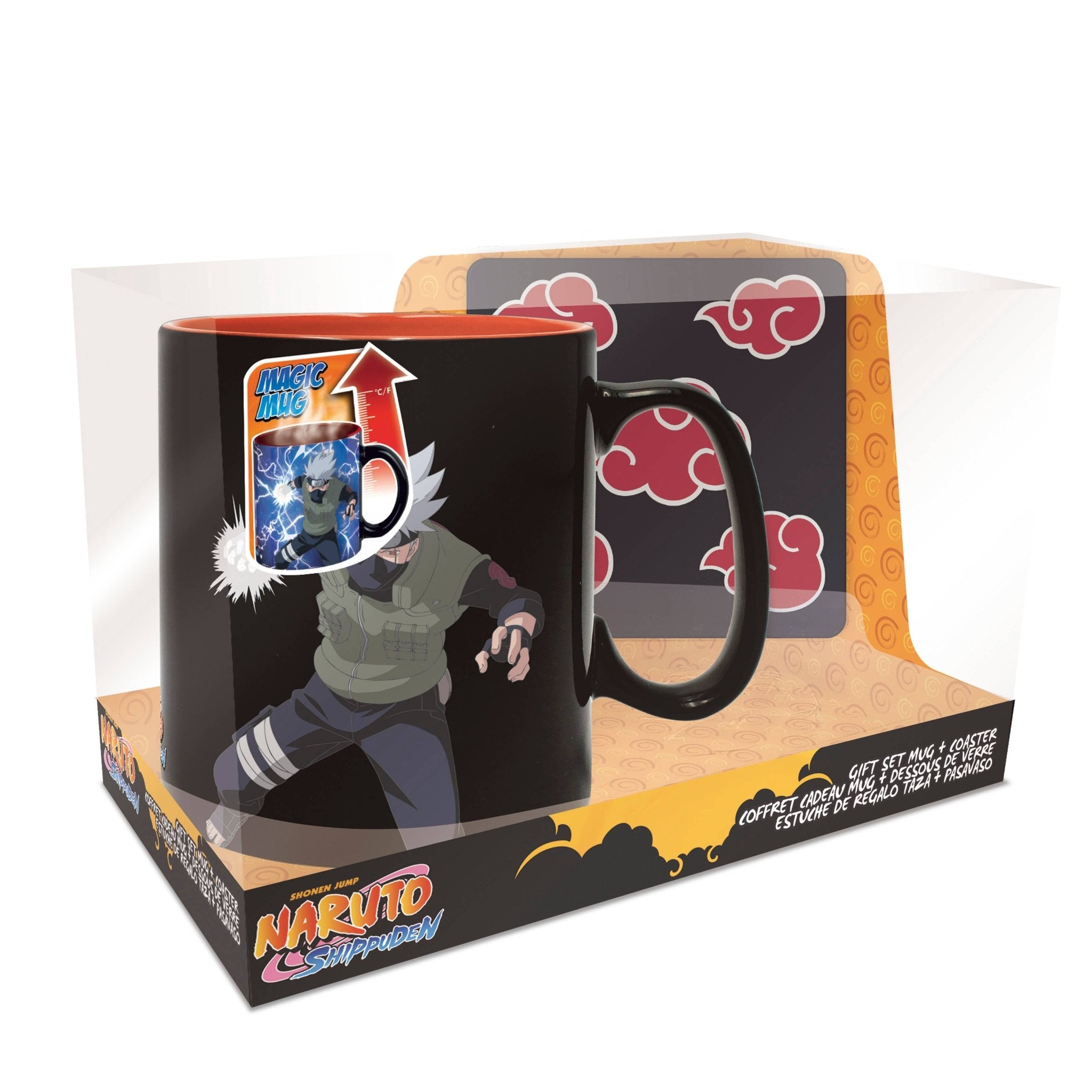 Naruto Shippuden Sharingan Heat Change Ceramic Mug 16Oz & Coaster Set - Fundom