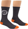 Naruto Shippuden Symbol Anime Athletic Crew Socks - Fundom