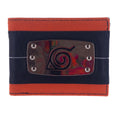 Naruto Shippuden Hidden Leaf Village Metal Badge Bi-fold Wallet