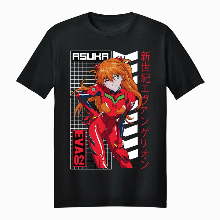 Neon Genesis Evangelion Asuka EVA - 02 Battle Suit Adult Tee - Fundom