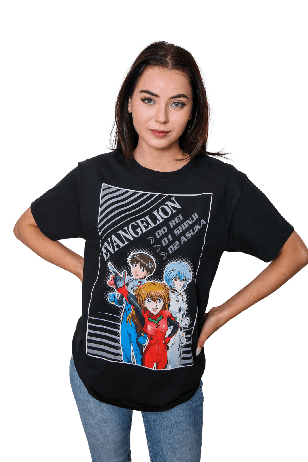 Neon Genesis Evangelion Movie Group Adult T-Shirt - Fundom