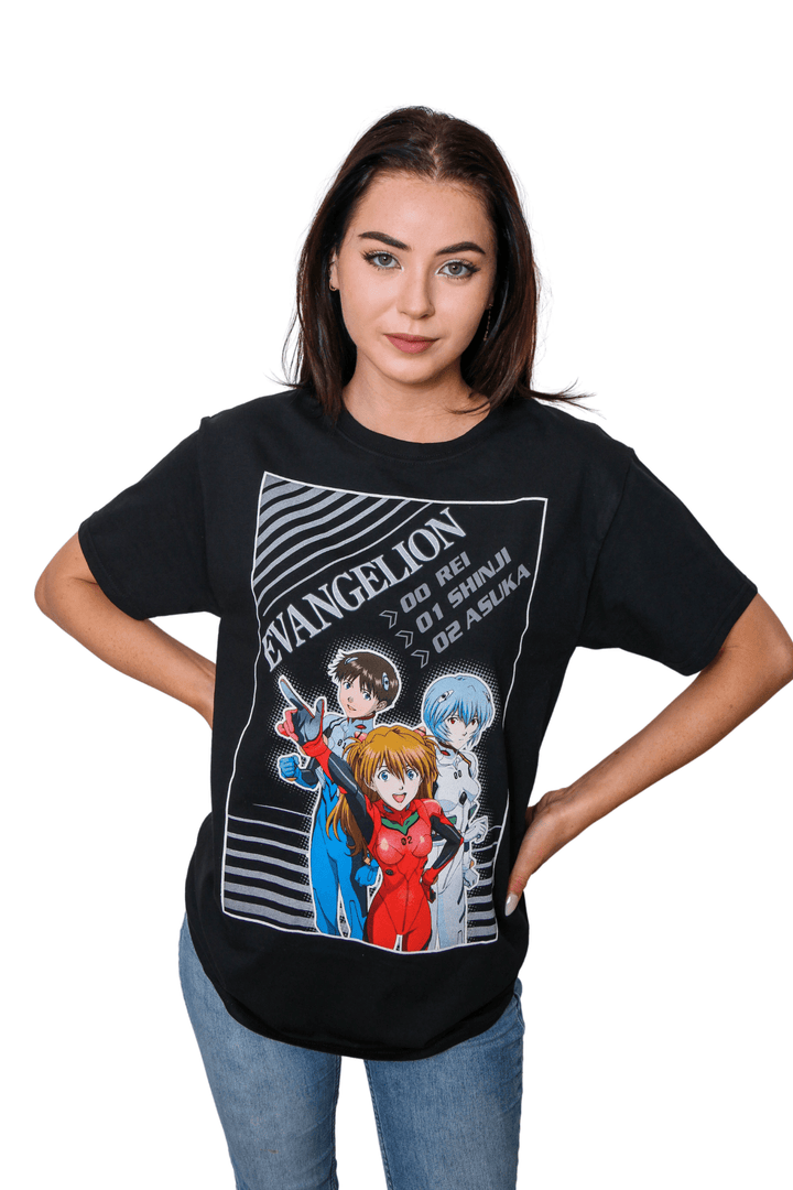 Neon Genesis Evangelion Movie Group Adult T-Shirt - Fundom