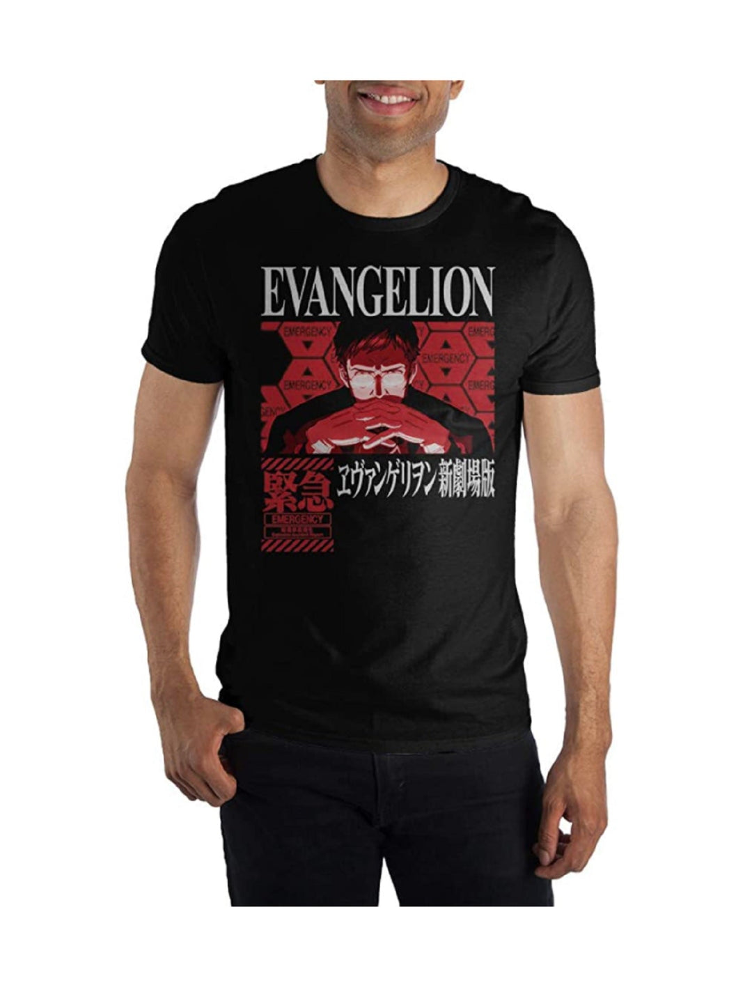 Neon Genesis Evangelion NERV Gendo Anime Adult T Shirt - Fundom