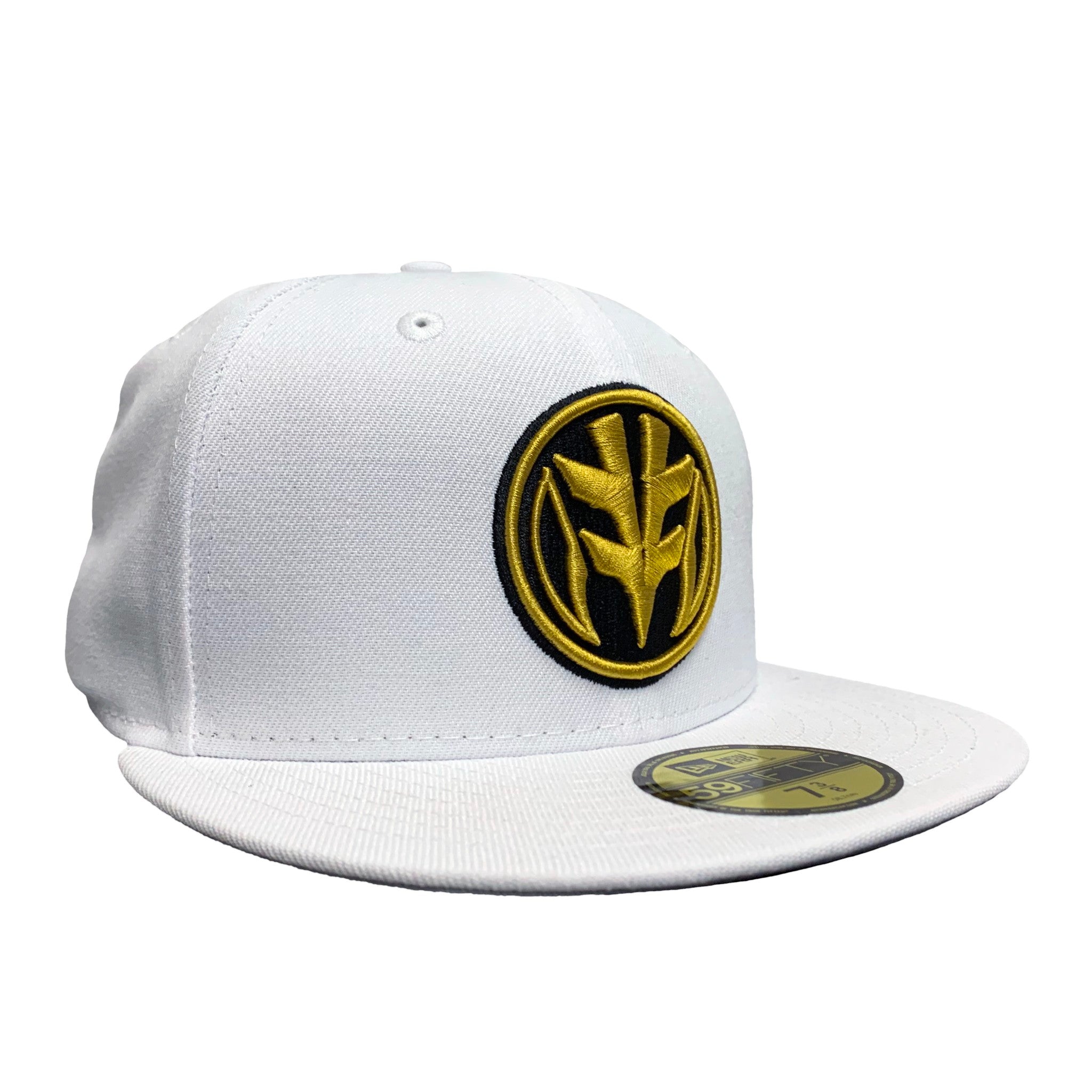 New Era 59FIFTY Power Rangers White Ranger Fitted Cap Hat - Fundom