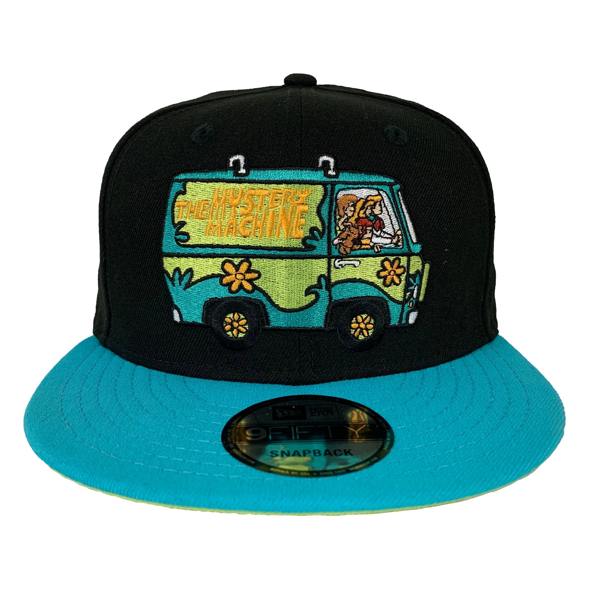 New Era 9FIFTY Scooby Doo Mystery Machine Black Snapback Hat Cap One Size - Fundom