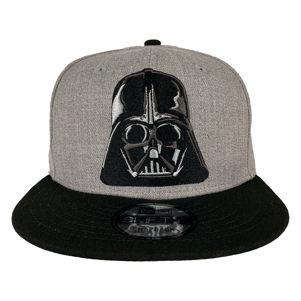 New Era 9FIFTY Star Wars Darth Vader Heather Grey Black Snapback Hat Cap One Size - Fundom