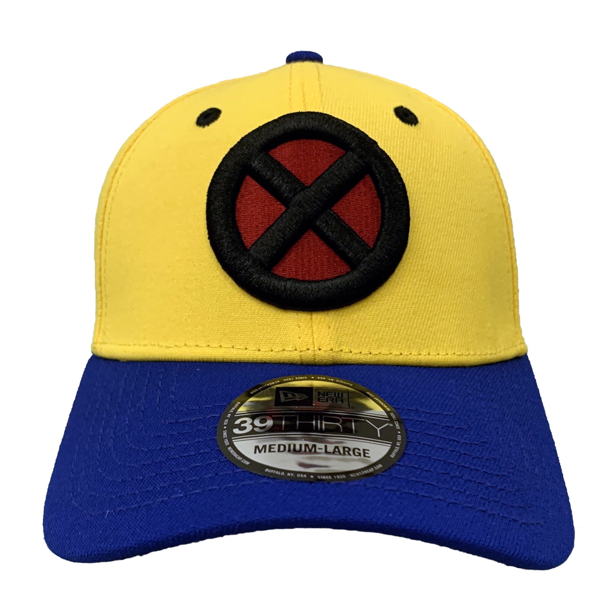 New Era Marvel X - Men Symbol Blue And Yellow 39Thirty Fitted Hat L/XL - Fundom