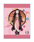 Demon Slayer Nezuko Sublimation Throw Blanket 46in By 60in Great Eastern Entertainment