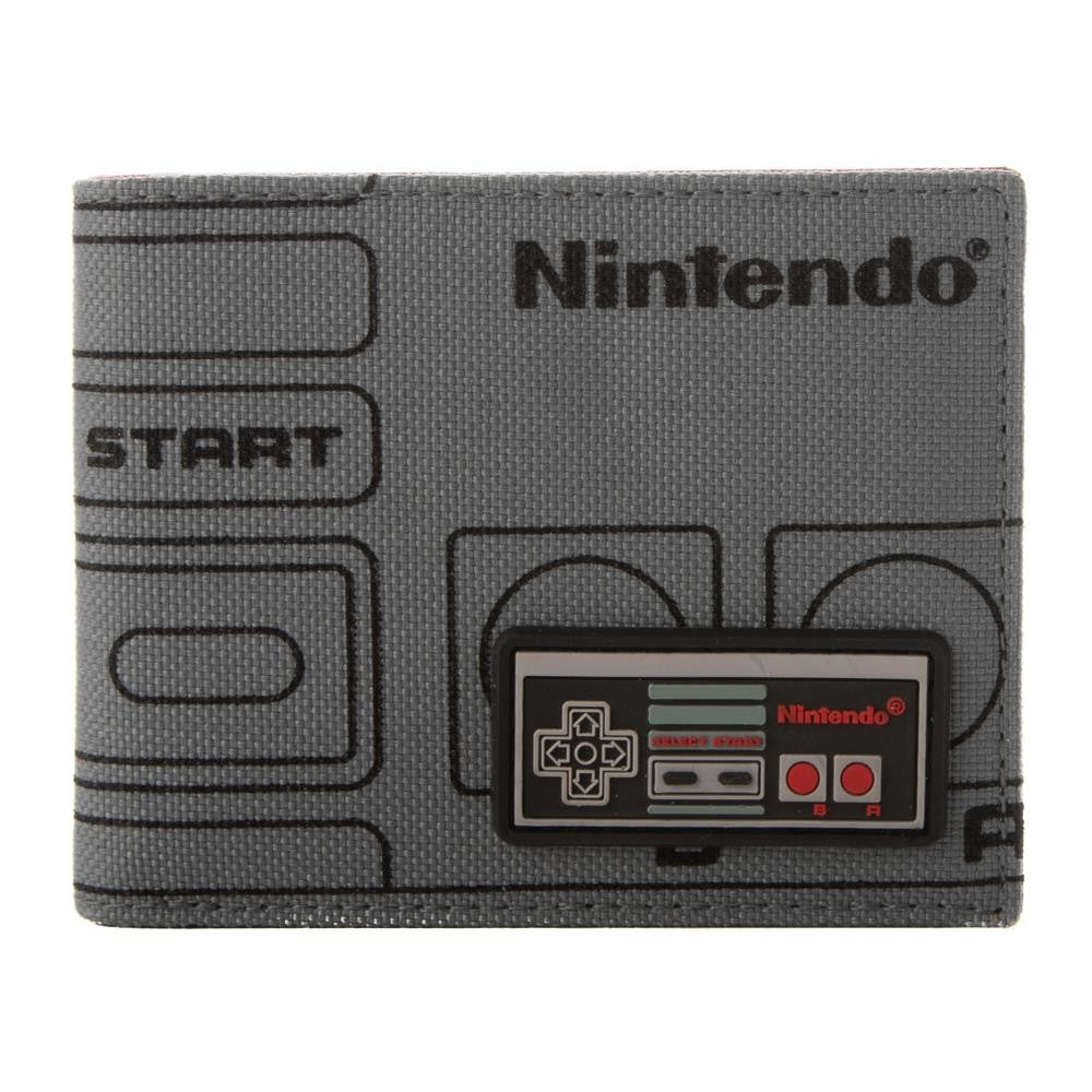 Nintendo NES Controller Mixed Material Bifold Wallet - Fundom