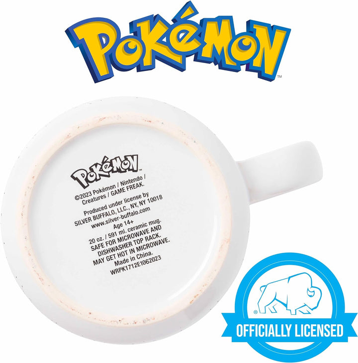 Nintendo Pokemon Bulbasaur Squirtle Slowpoke Snorlax Pikachu Charmander & More Grid Camper Mug 20 Ounces - Fundom