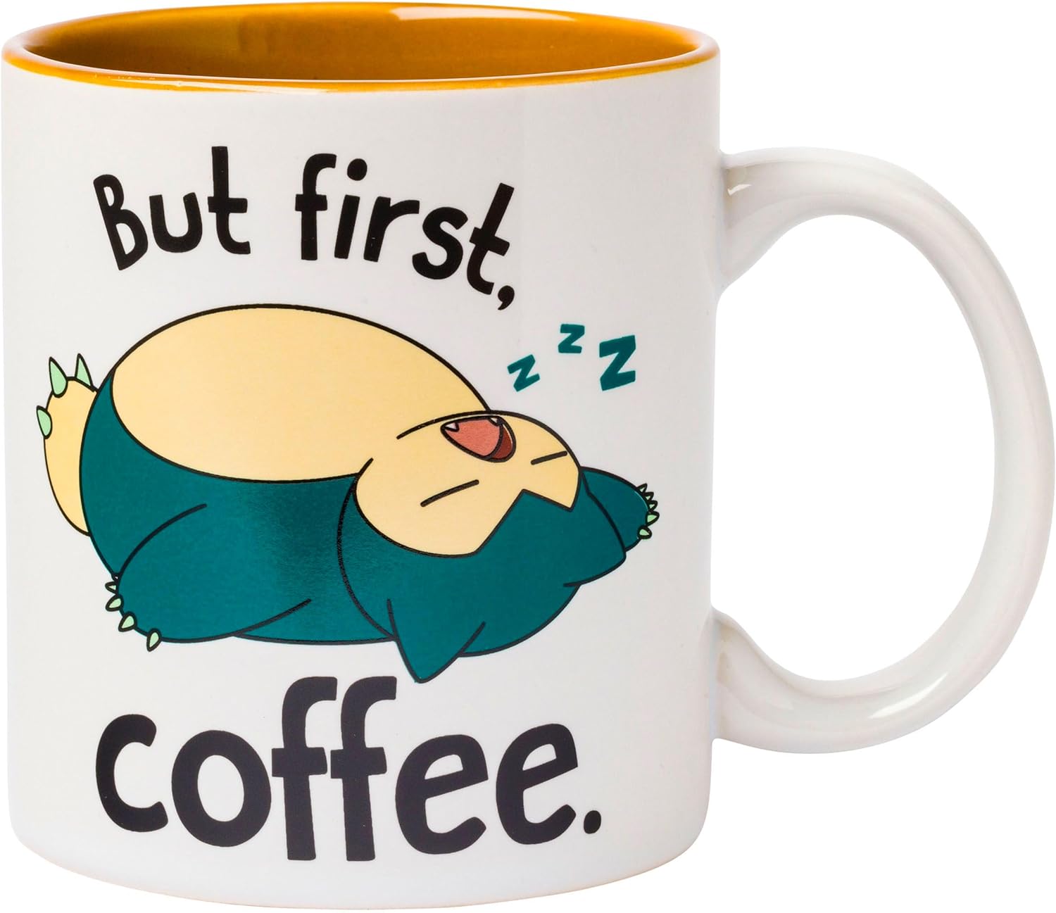 Nintendo Pokemon Snorlax But First Coffee Mug 20 Ounces - Fundom