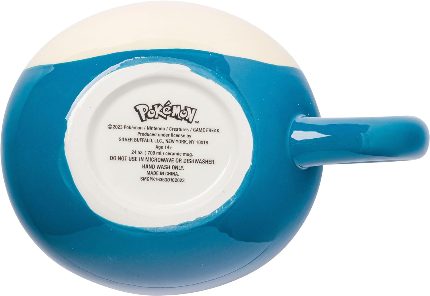 Nintendo Pokemon Snorlax Face Ceramic 3D Sculpted Mug 20 Ounces - Fundom