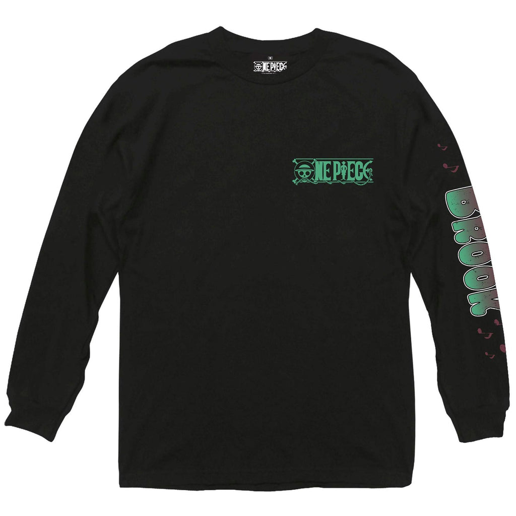 One Piece Brook Soul King Officially Licensed Adult Long Sleeve T-Shirt - Fundom