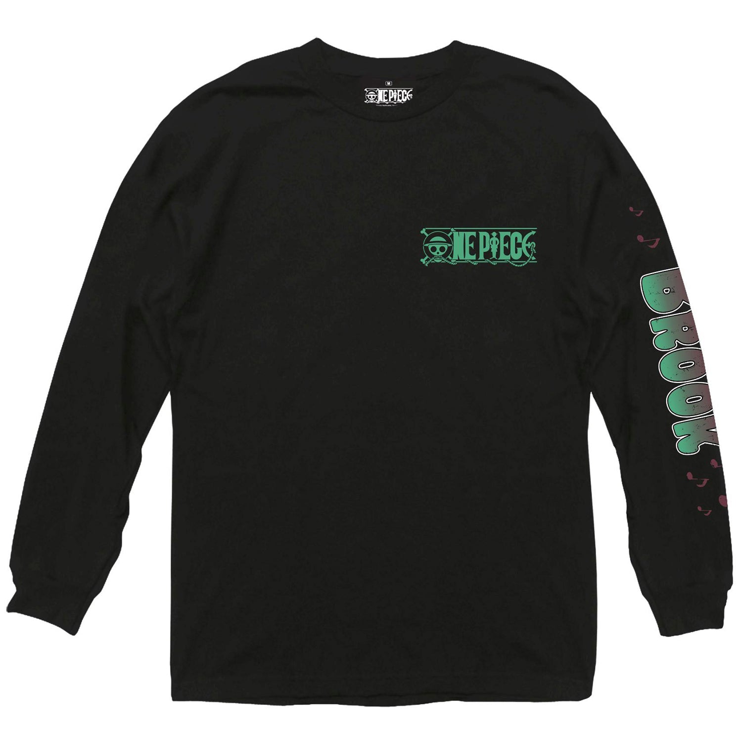 One Piece Brook Soul King Officially Licensed Adult Long Sleeve T-Shirt - Fundom