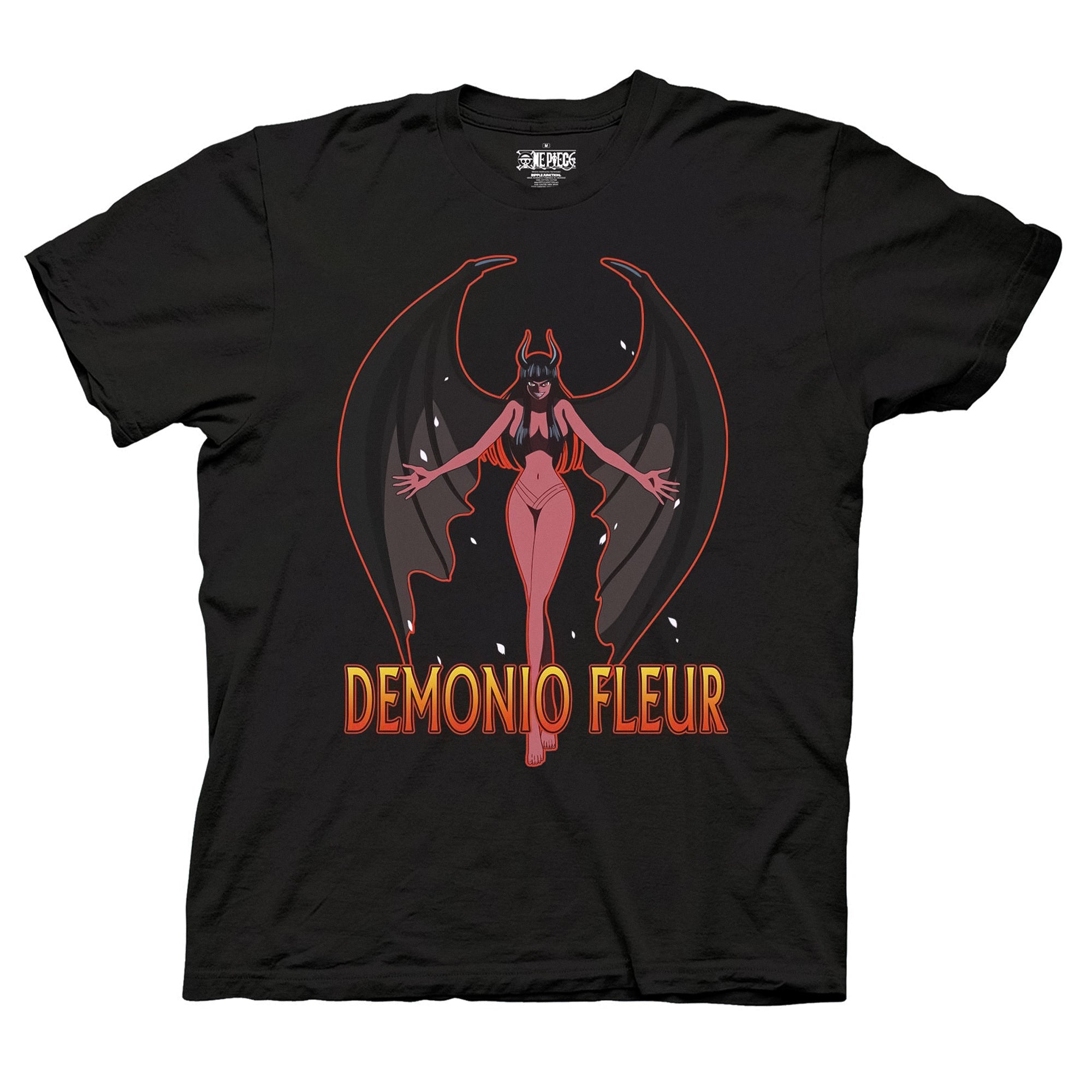 One Piece Demon Nico Robin Demonio Fleur Officially Licensed Men's Short Sleeve T-Shirt - Fundom