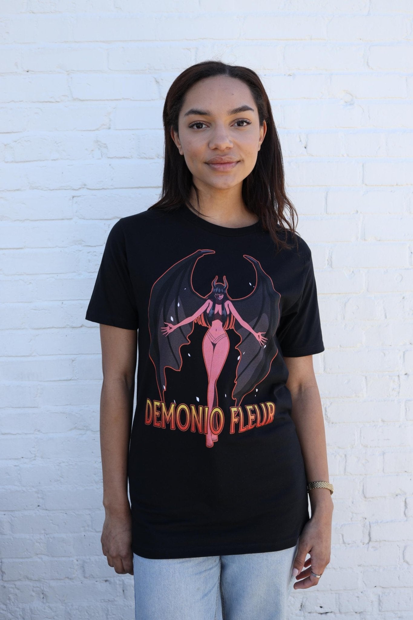 One Piece Demon Nico Robin Demonio Fleur Officially Licensed Men's Short Sleeve T-Shirt - Fundom