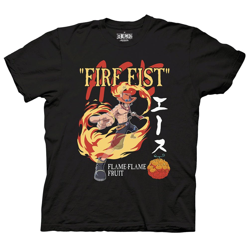 One Piece Fire Fist Ace Limited Color Adult T-Shirt - Fundom