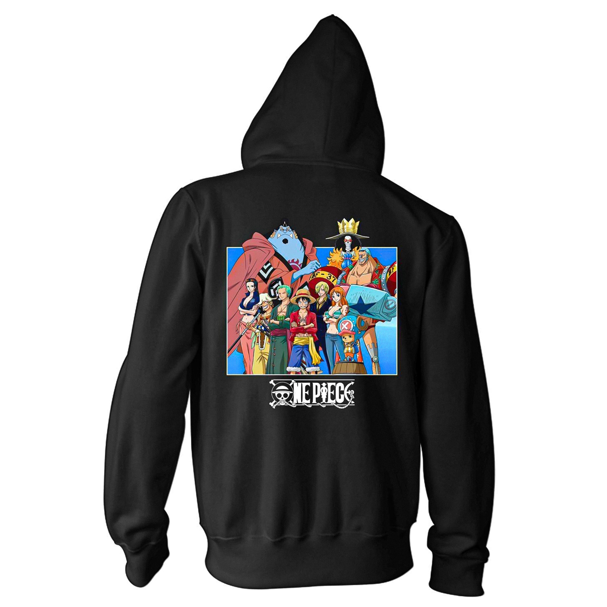 One Piece - Fishman Pirates Group Adult Zip Up Hoodie - Black - Officially Licensed - Fundom