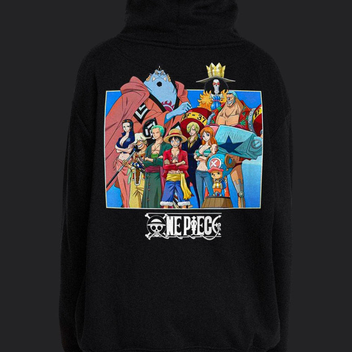 One Piece - Fishman Pirates Group Adult Zip Up Hoodie - Black - Officially Licensed - Fundom