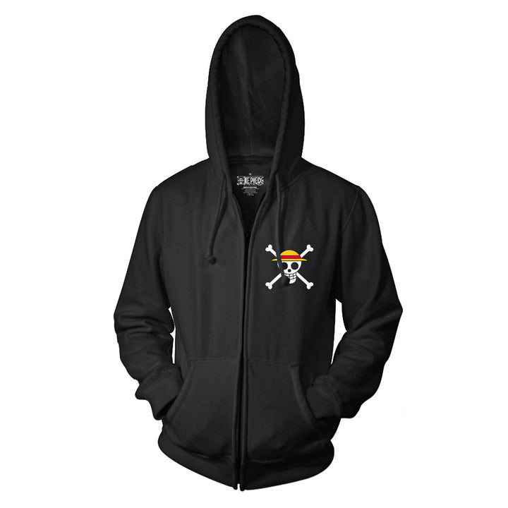One Piece - Fishman Pirates Group Adult Zip Up Hoodie - Black - Officially Licensed - Fundom