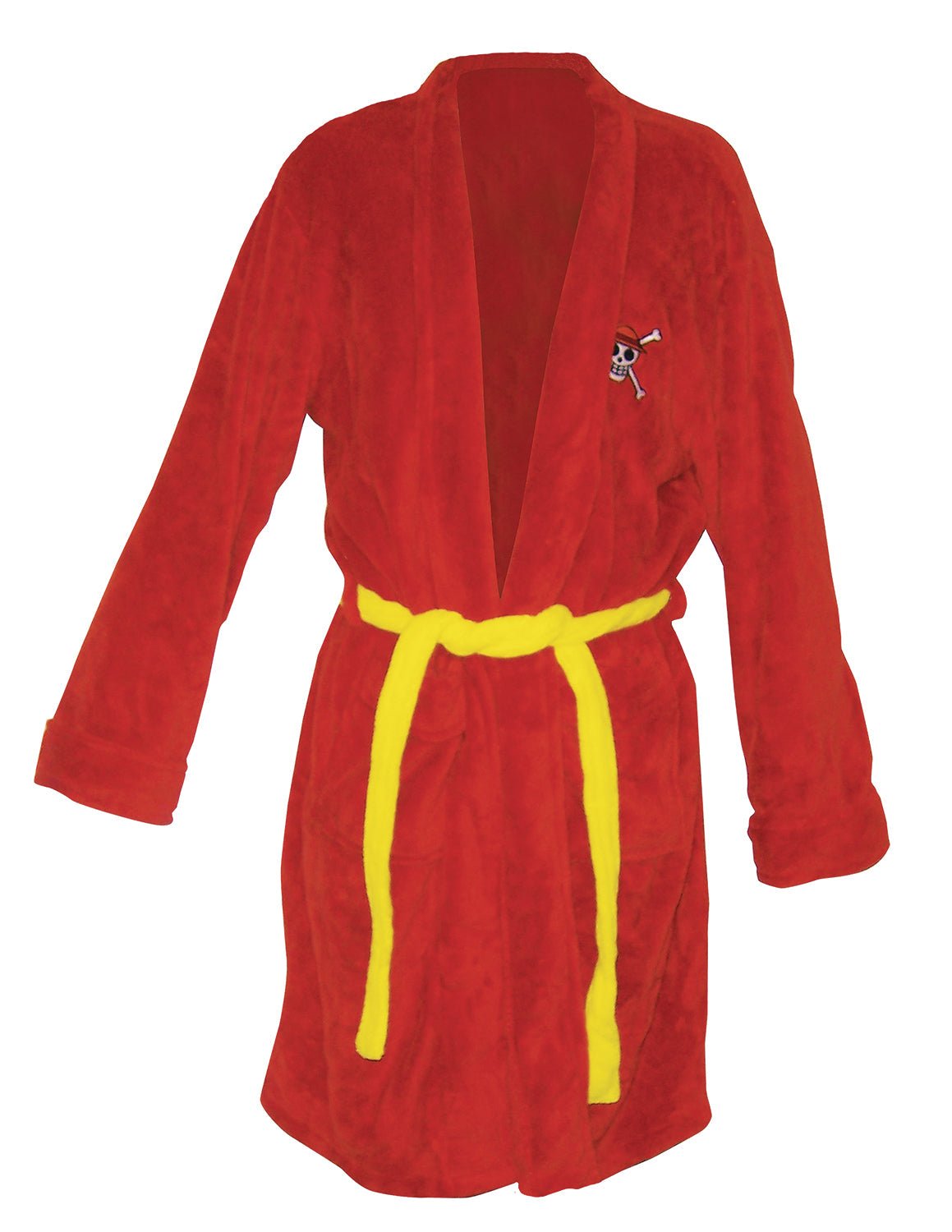One Piece Luffy Jolly Roger Anime Adult Hooded Bathrobe GE Animation - Fundom