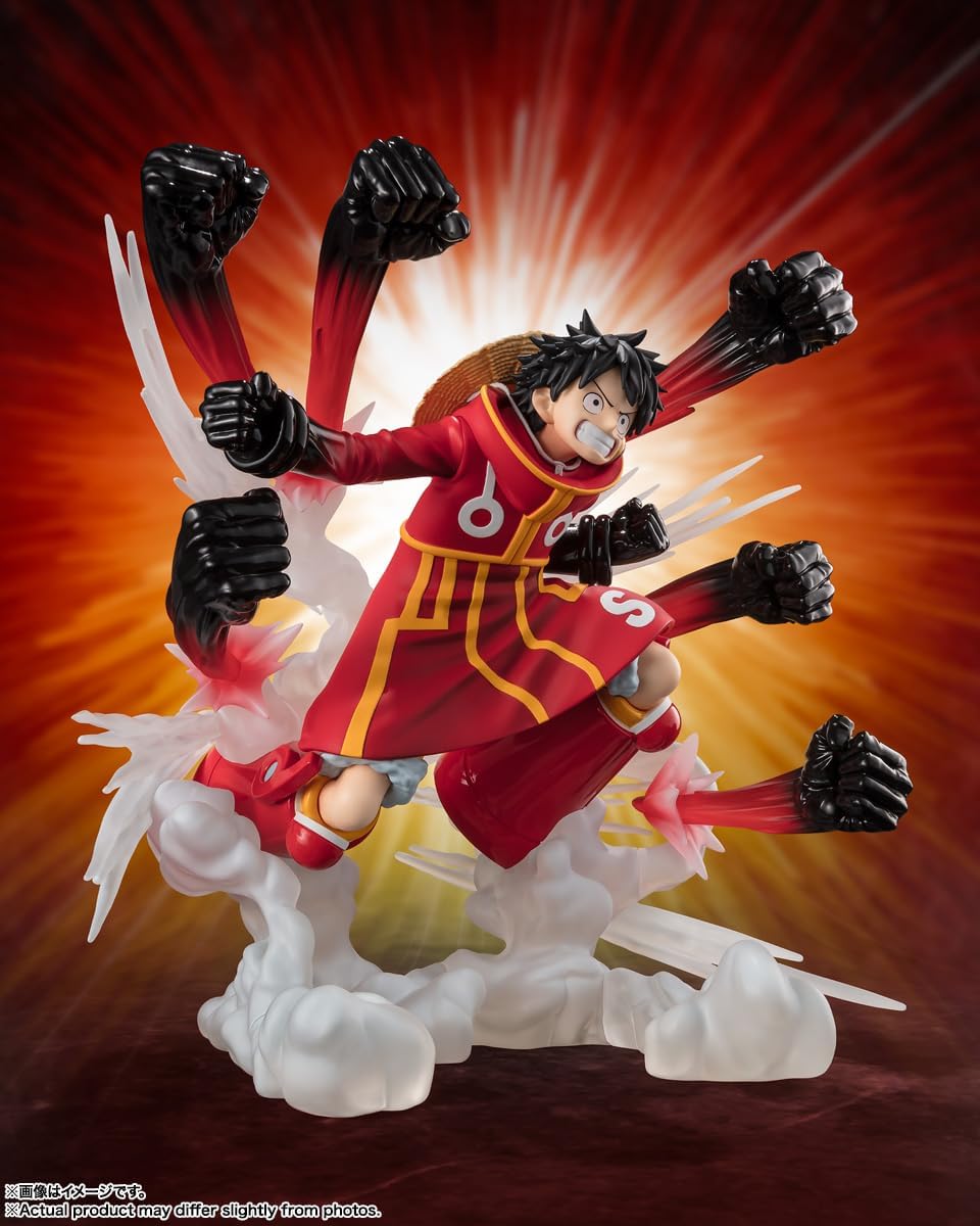 One Piece - Monkey D. Luffy Gum - Gum Hawk Gatling Extra Battle TAMASHII NATIONS FiguartsZERO Figure - Fundom