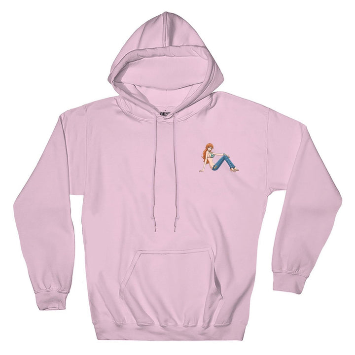 One Piece Nami Cat Burglar With Back Print Officially Licensed Adult Hoodie - Fundom