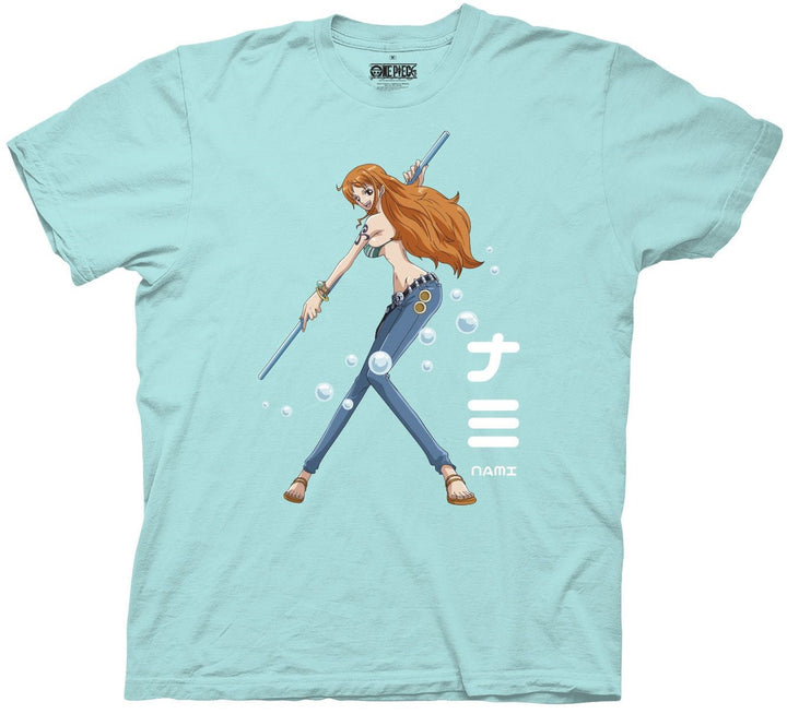 One Piece Nami Pose Anime Adult T-Shirt - Fundom