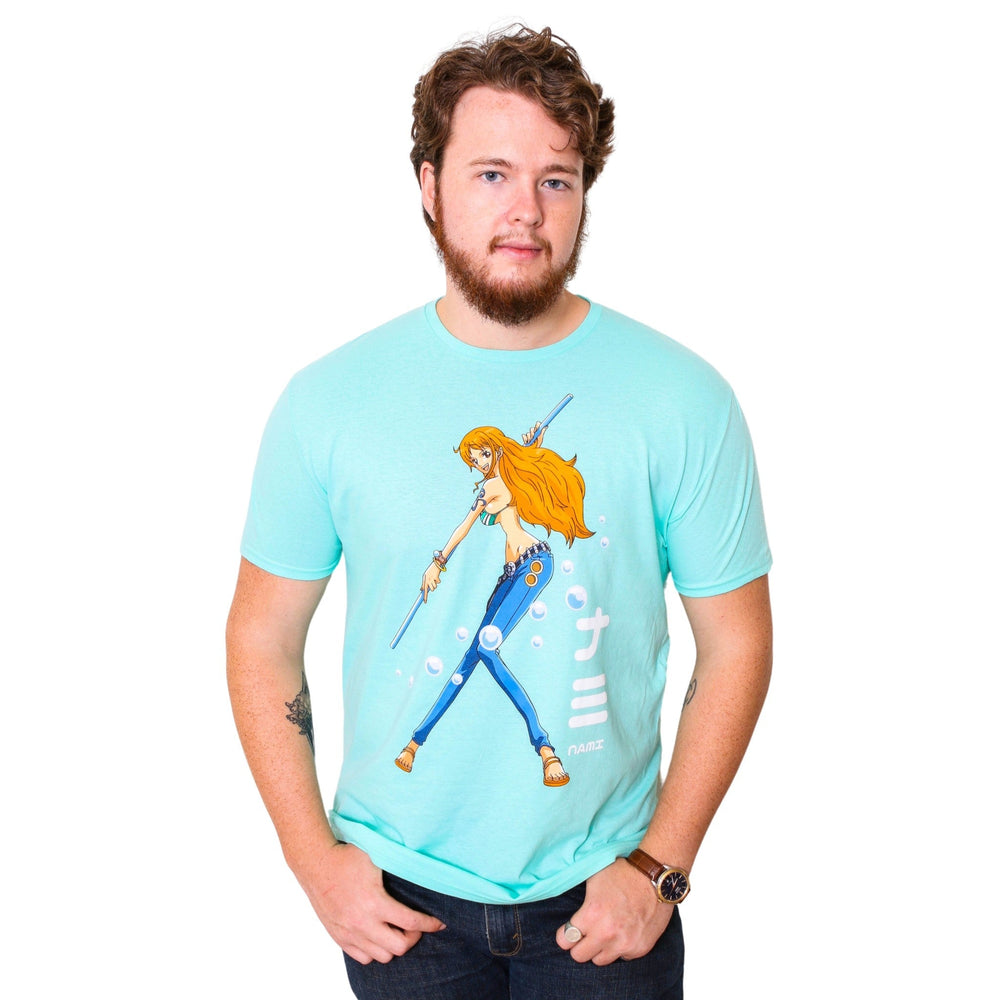 One Piece Nami Pose Anime Adult T-Shirt - Fundom