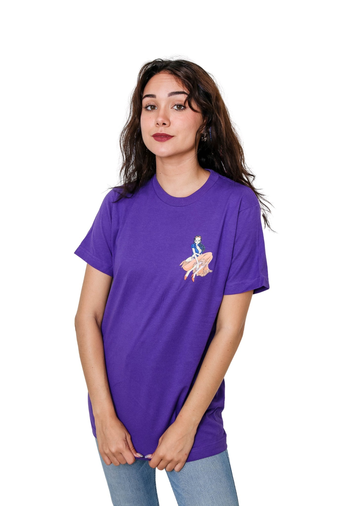 One Piece Robin Devil Child With Back Print Officially Licensed Adult T-Shirt - Fundom